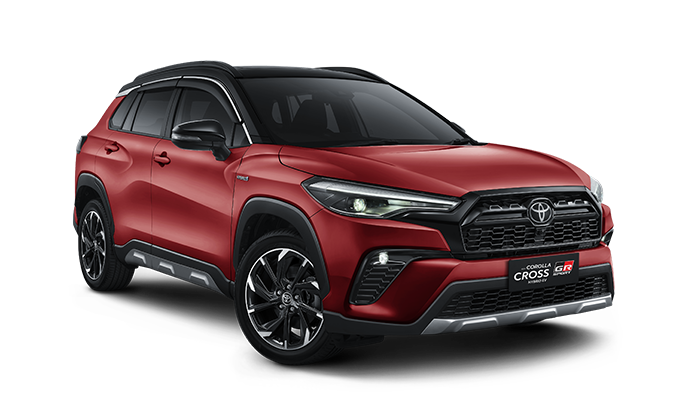 Platinum Red Mica + Attitude Black